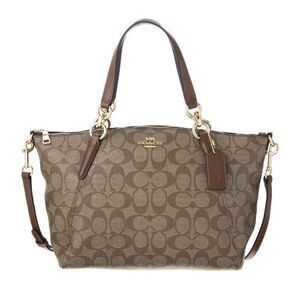 Coach Outlet Handbag Beige Brown